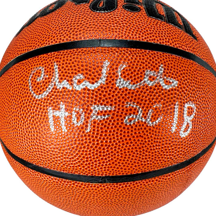 Charlie Scott Signed HOF 2018 Inscribed NBA Wilson Authentic Series Basketball (Beckett)