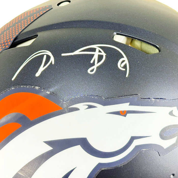 Shannon Sharpe Signed Denver Broncos Authentic 2024 Speed Full-Size Football Helmet (JSA)