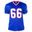 Billy Shaw Signed HOF 99 Inscription Buffalo Blue Football Jersey (Beckett)