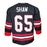 Andrew Shaw Signed Chicago Black Hockey Jersey (JSA) - RSA