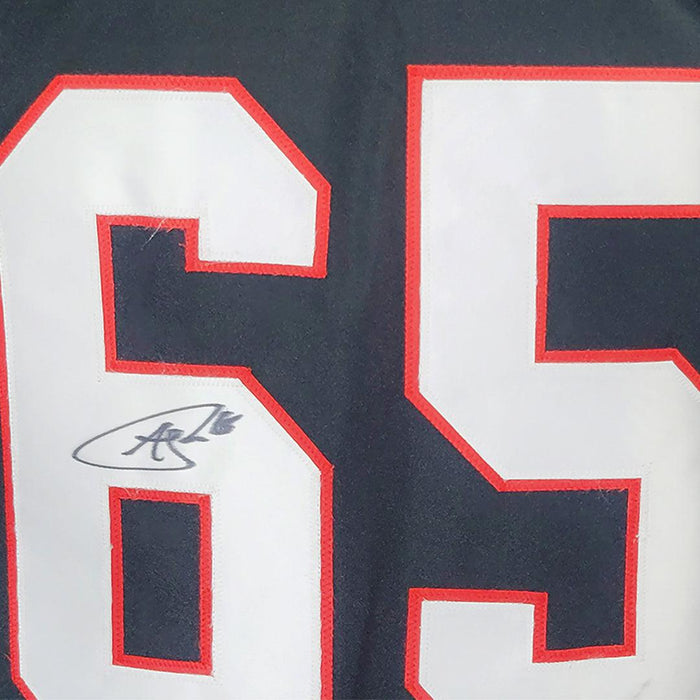 Andrew Shaw Signed Chicago Black Hockey Jersey (JSA) - RSA