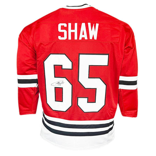 Andrew Shaw Signed Chicago Red Hockey Jersey (JSA) - RSA