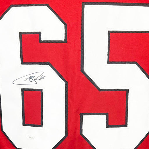 Andrew Shaw Signed Chicago Red Hockey Jersey (JSA) - RSA