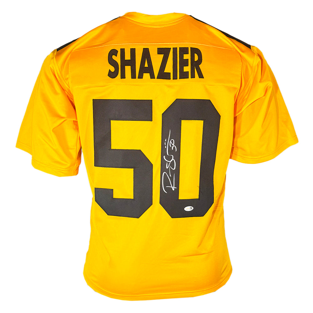 Ryan Shazier Signed Pittsburgh Yellow Football Jersey (JSA)