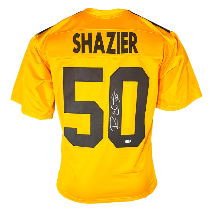 Ryan Shazier Signed Pittsburgh Yellow Football Jersey (JSA)
