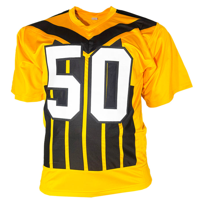 Ryan Shazier Signed Pittsburgh Yellow Football Jersey (JSA)