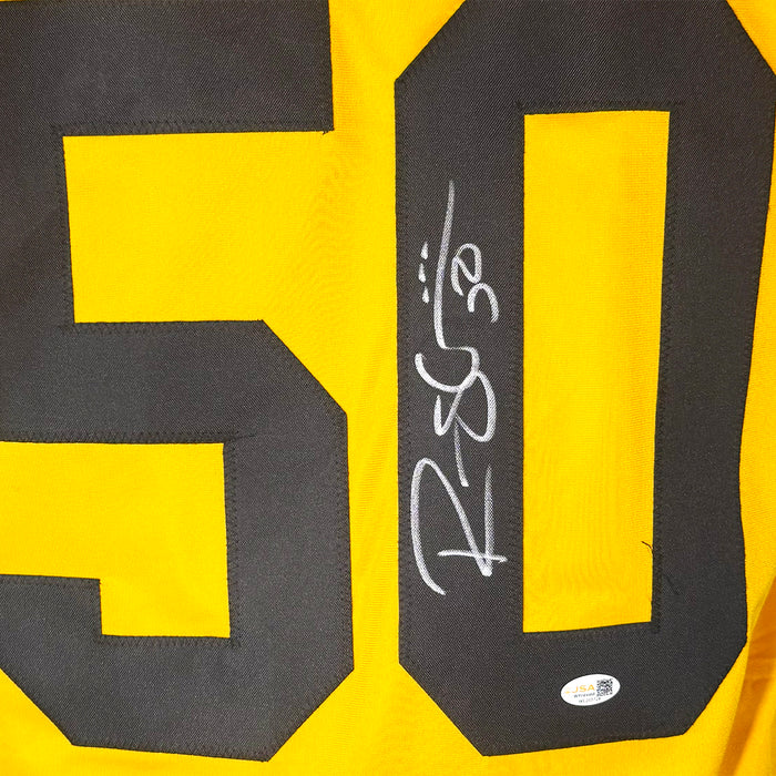 Ryan Shazier Signed Pittsburgh Yellow Football Jersey (JSA)