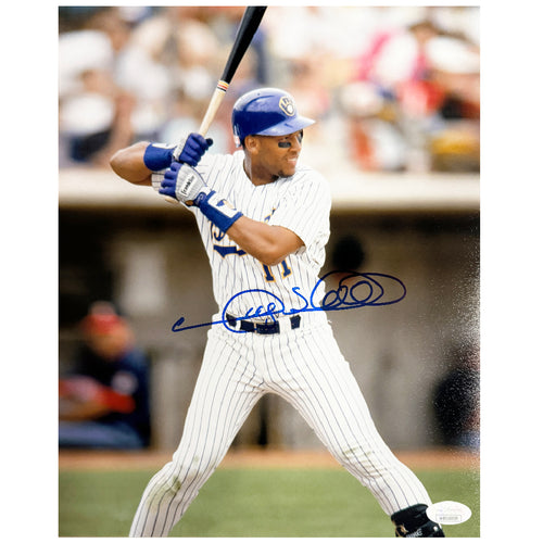 Gary Sheffield Signed Milwaukee Pose 7 Baseball 8x10 Photo (JSA) — RSA