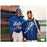 Gary Sheffield and Doc Gooden Signed Pose 8 Baseball 8x10 Photo (JSA)