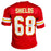 Will Shields Signed Kansas City Red Football Jersey (JSA)