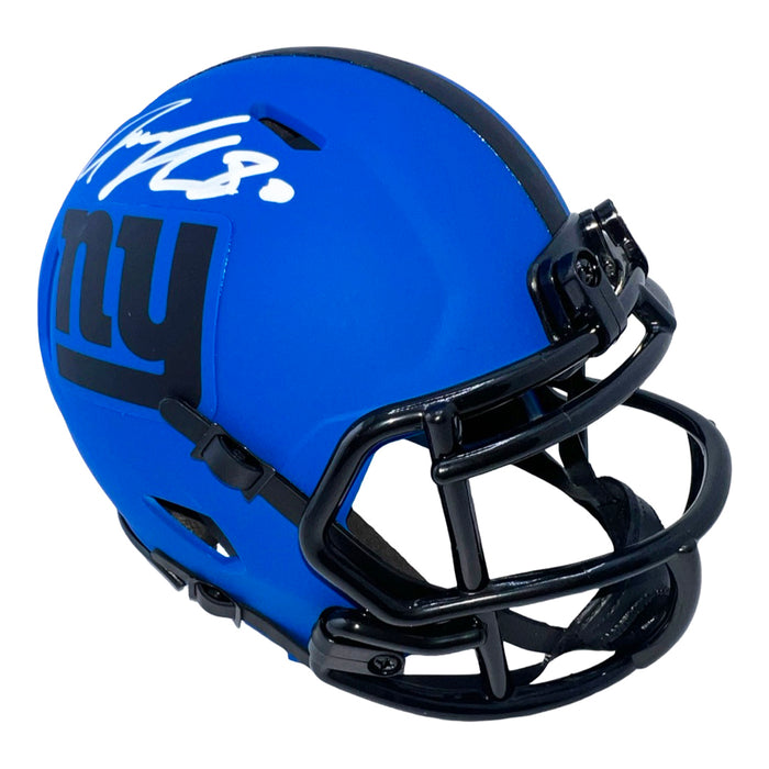 Jeremy Shockey Signed New York Giants Rave Mini Football Helmet (Beckett)