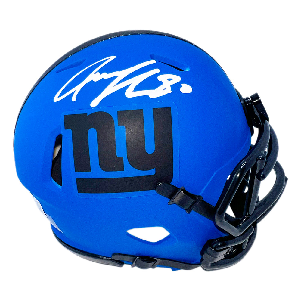 Jeremy Shockey Signed New York Giants Rave Mini Football Helmet (Beckett)