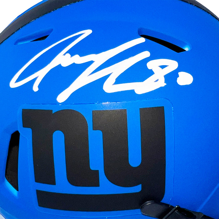 Jeremy Shockey Signed New York Giants Rave Mini Football Helmet (Beckett)