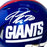 Jeremy Shockey Signed New York Giants Color Rush Speed Mini Football Helmet (Beckett)