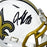 Jeremy Shockey Signed New Orleans Saints Alt 2025 Speed Mini Football Helmet (Beckett)