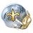Jeremy Shockey Signed New Orleans Saints Flash Mini Football Helmet (Beckett)