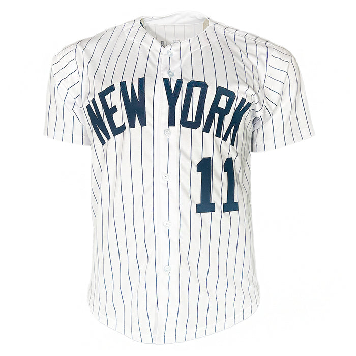 Bucky Showalter Signed New York Pinstripe Baseball Jersey (MLB)