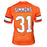 Justin Simmons Signed Denver Orange Football Jersey (JSA) - RSA