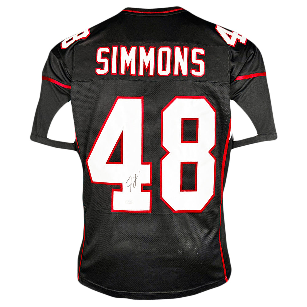 Isaiah Simmons Signed Arizona Black Football Jersey (JSA)