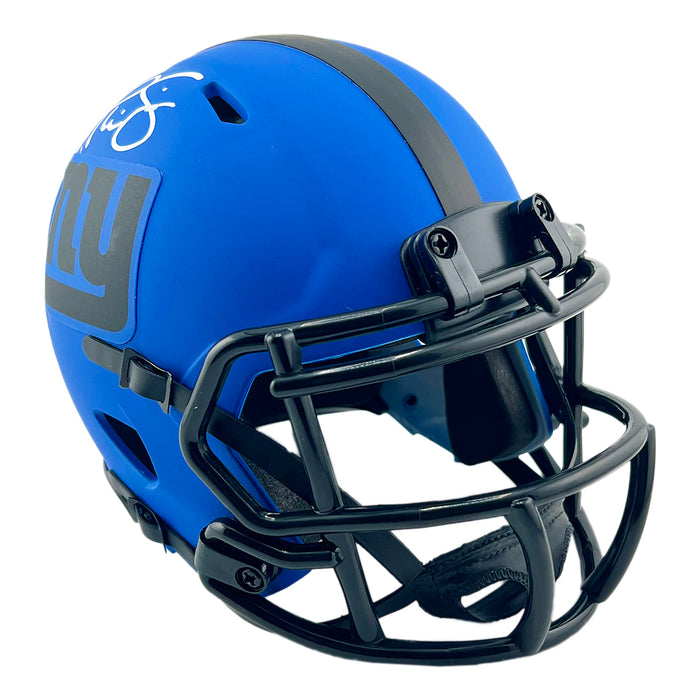 Phil Simms Signed New York Giants Rave Mini Football Helmet (JSA)