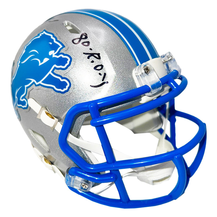 Billy Sims Signed 80 ROY Detroit Lions Alt 2024 Speed Mini Football Helmet (JSA)