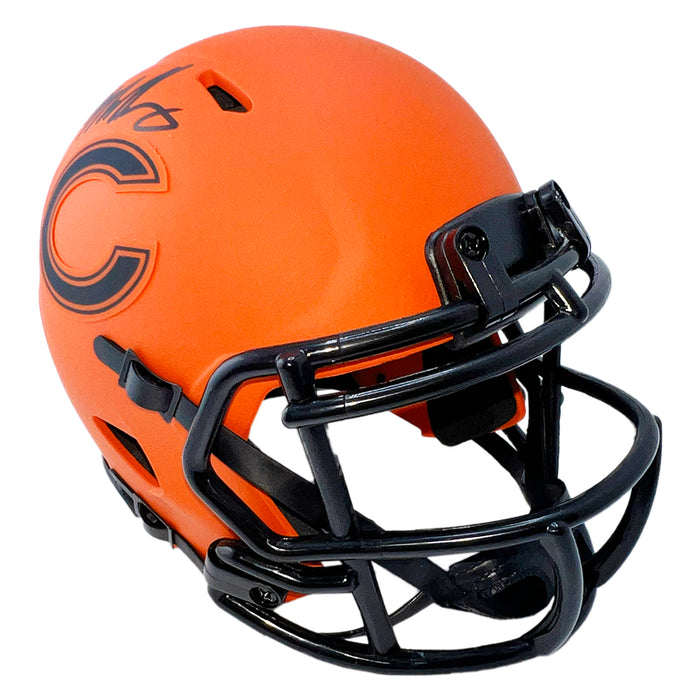 Mike Singletary Signed Chicago Bears Rave Mini Football Helmet (JSA)
