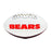Mike Singletary Signed Chicago Bears Official NFL Team Logo Football (JSA)