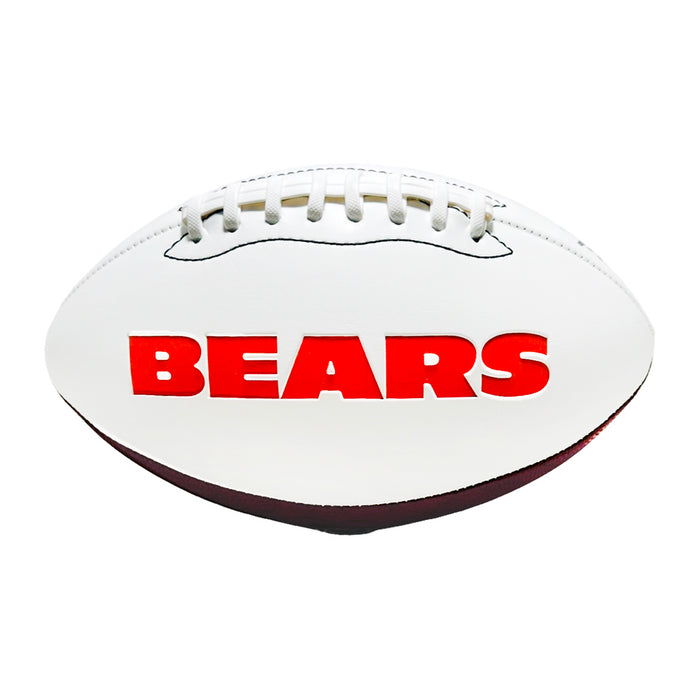 Mike Singletary Signed Chicago Bears Official NFL Team Logo Football (JSA)