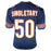 Mike Singletary Signed Chicago Navy Football Jersey (Beckett)