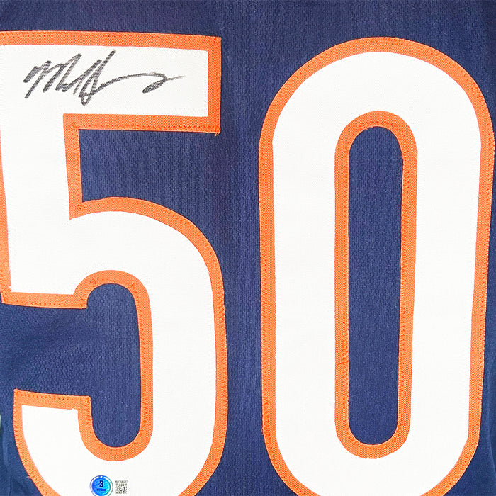 Mike Singletary Signed Chicago Navy Football Jersey (Beckett)