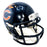 Mike Singletary Signed Orange Ink Chicago Bears Speed Mini Football Helmet (Beckett)