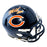 Mike Singletary Signed Orange Ink Chicago Bears Speed Mini Football Helmet (Beckett)