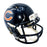Mike Singletary Signed Silver Ink Chicago Bears Speed Mini Football Helmet (JSA)