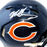 Mike Singletary Signed Silver Ink Chicago Bears Speed Mini Football Helmet (JSA)