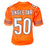 Mike Singletary Signed Chicago Orange Football Jersey (JSA)