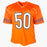 Mike Singletary Signed Chicago Orange Football Jersey (JSA)