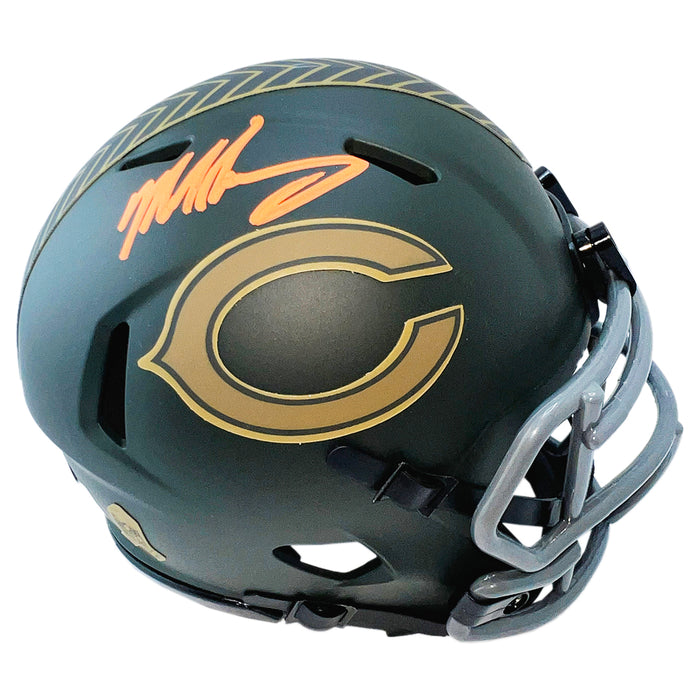 bears football helmet Mike Singletary Signed Chicago Bears Salute 2025 Mini Football Helmet — RSA