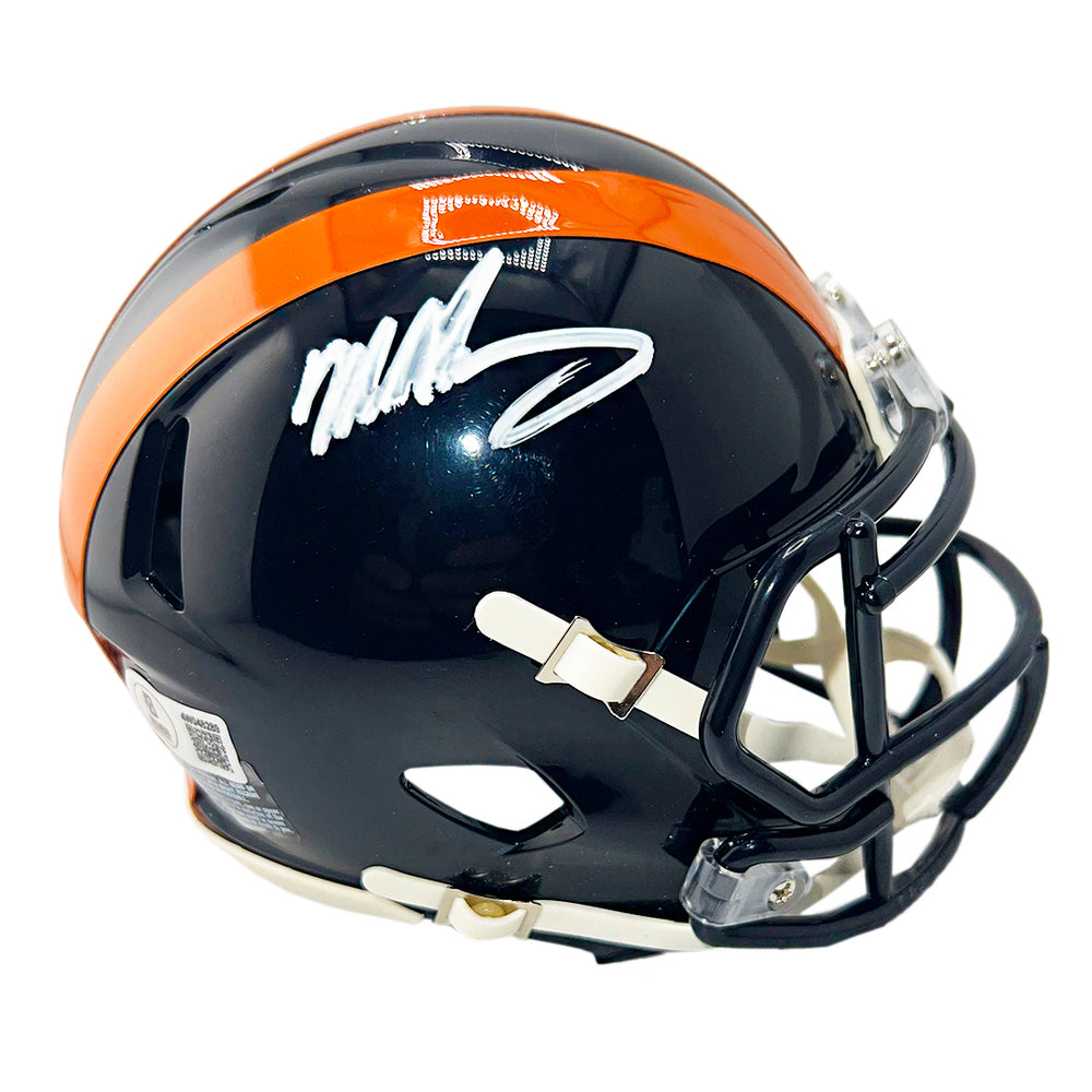 chicago bears throwback football helmet Riddell Speed Display The Riddell Speedflex Helmet is one of the most popular and iconic styles in history and one of the most sought after by collectors Mike Singletary Signed Chicago Bears