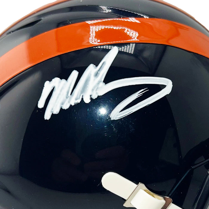 Mike Singletary Signed Chicago Bears Throwback 1936 Speed Mini Footbal — RSA