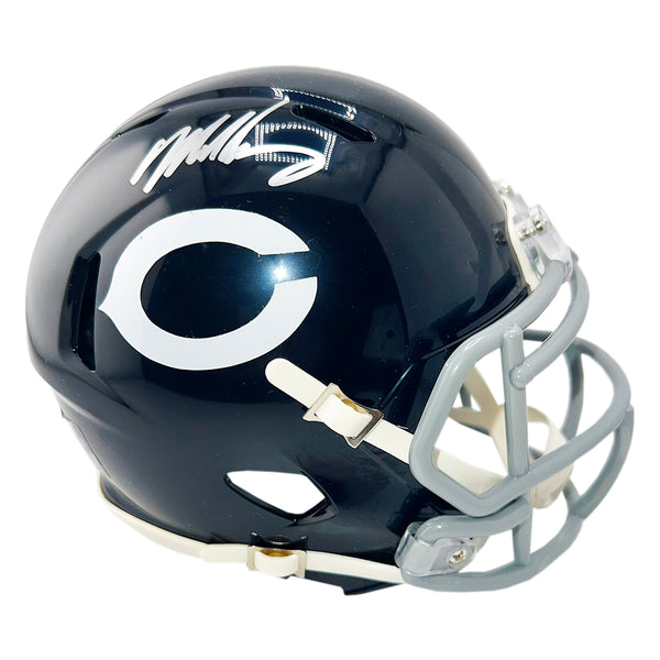 bunker hill bears football helmet Mike Singletary Signed Chicago Bears Throwback 62-73 Speed Mini Football  Helmet (JSA)