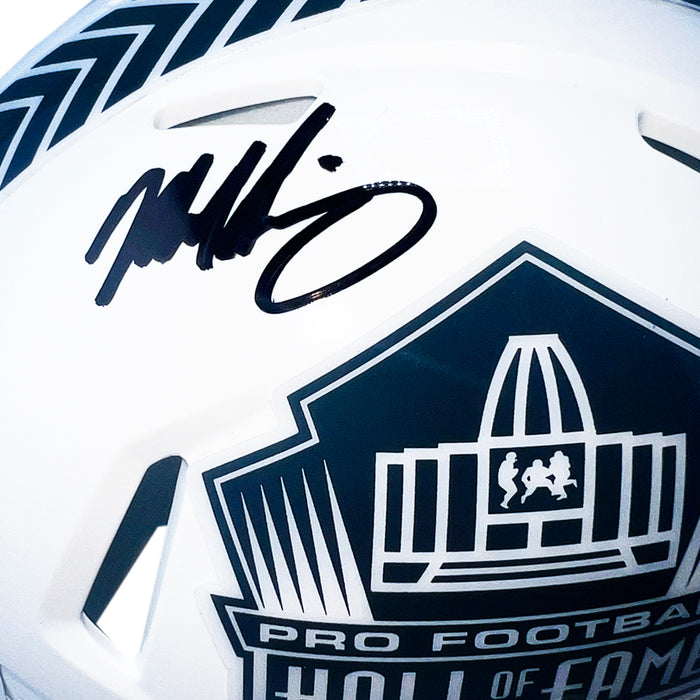 Mike Singletary Signed Hall of Fame Salute to Service 2024 Mini Football Helmet (Beckett)