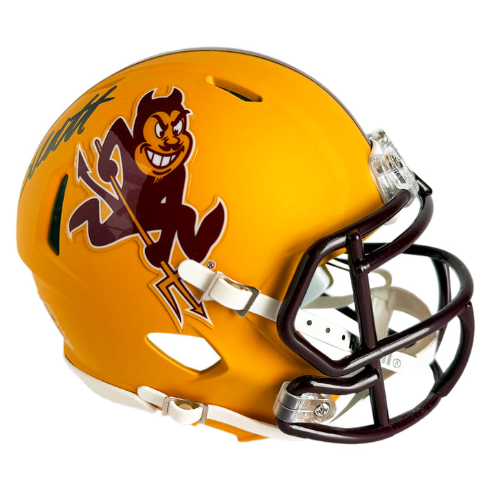 Cameron Skattebo Signed Arizona State Sun Devils 2026 Speed Mini Football Helmet (JSA)