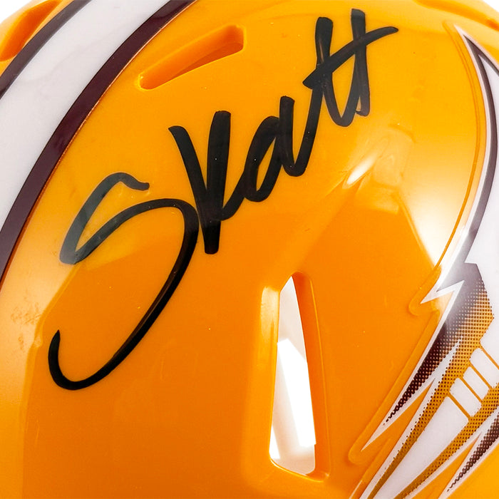 Cameron Skattebo Signed Arizona State Sun Devils Speed Mini Football Helmet (JSA)