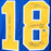 Slapshot Movie Signed Three Signature Old Time Hockey Inscription Blue Hockey Jersey (Beckett)