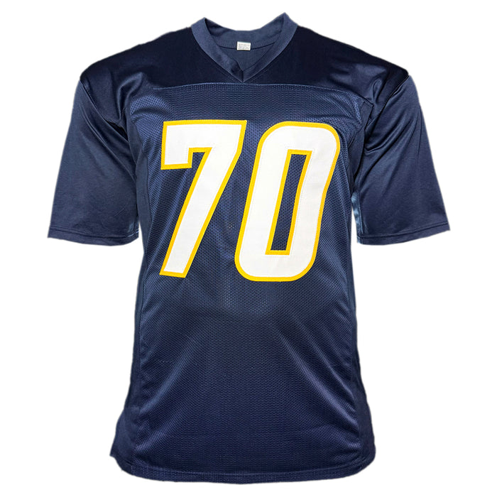Rashawn Slater Signed Los Angeles Navy Football Jersey (Beckett)