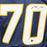 Rashawn Slater Signed Los Angeles Navy Football Jersey (Beckett)