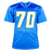 Rashawn Slater Signed Los Angeles Light Blue Football Jersey (Beckett)