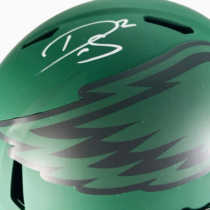 Darius Slay Signed Philadelphia Eagles Rave Full-Size Replica Football Helmet (Beckett)