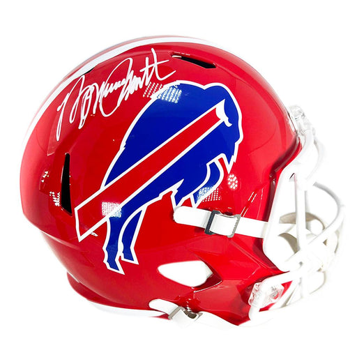 Bruce Smith Signed Buffalo Bills Speed Full-Size Replica Football Helmet (Beckett) - RSA