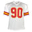 Neil Smith Signed Kansas City White Football Jersey (JSA)